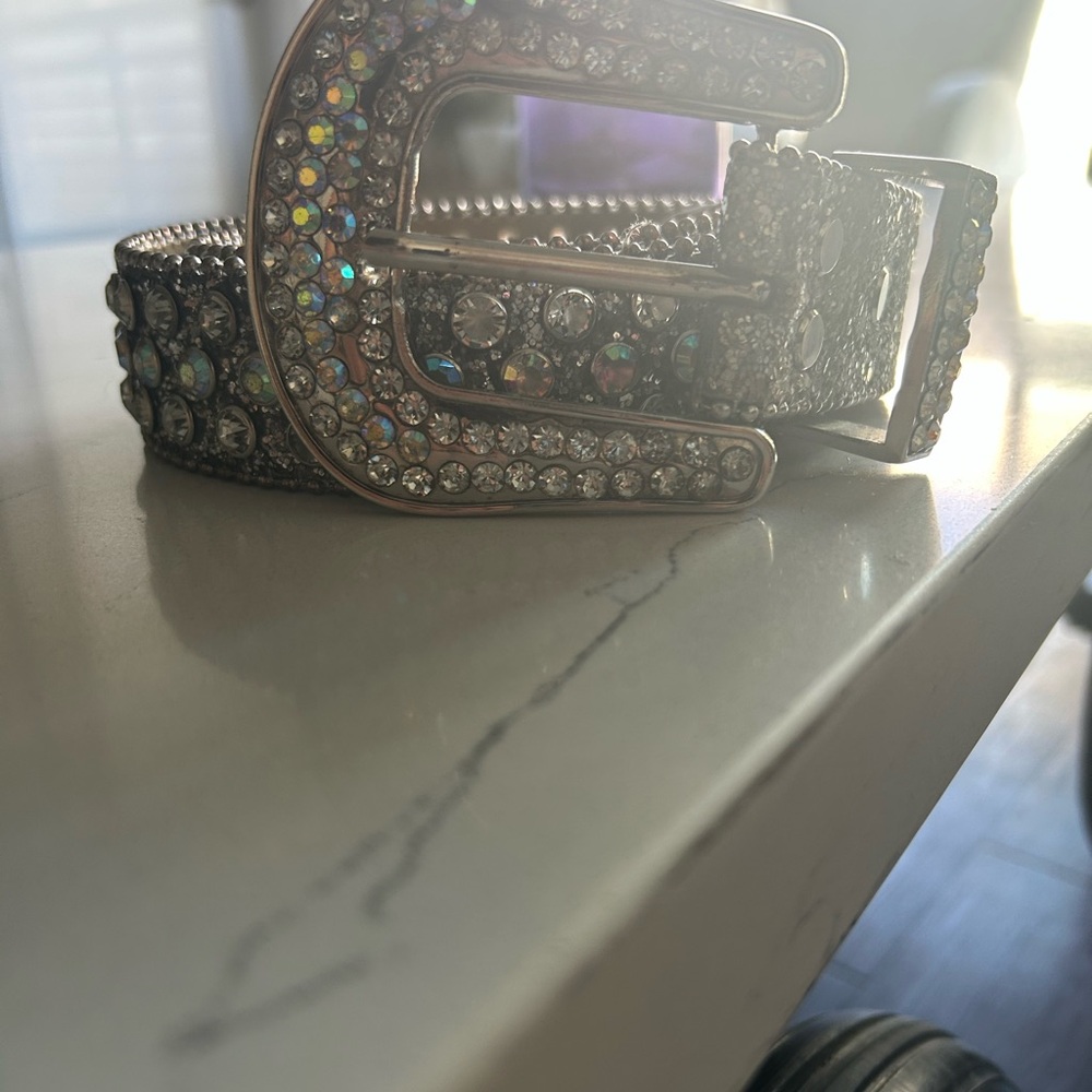 Rhinestone Embellished Belt
